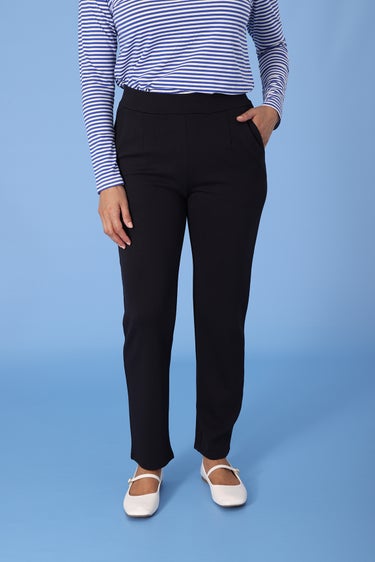 Ponti Extra Short Pant in Navy