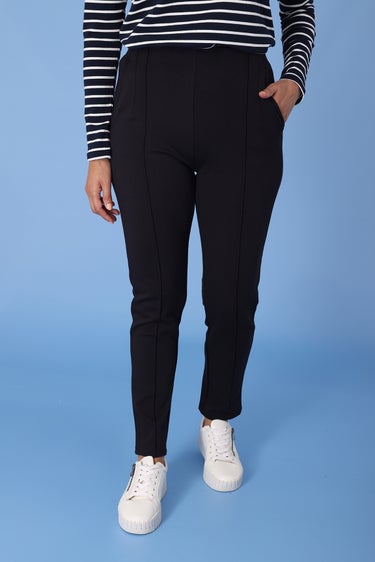 Ponti Extra Short Pant in Navy