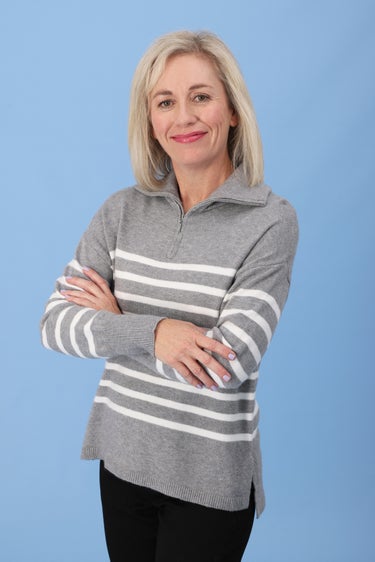 Luxe Knitwear Jersey in Silver
