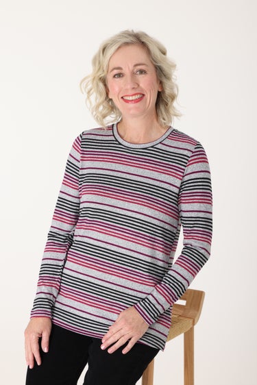 Warm Touch Tunic in Silver